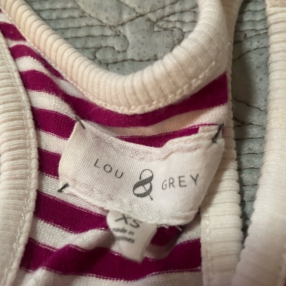 Loft Lou & Gray stripped racer back tank dress. - Picture 4 of 4